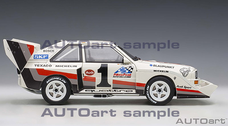 Audi Sport Quattro S1 1987 Sieger Pikes Peak Walter RÖHRL 1:18 AutoArt
