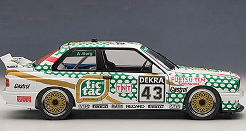 BMW E30 M3 1991 DTM TIC TAC Allen BERG 1:18 Autoart