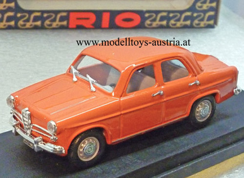 Alfa Romeo Giulietta Berlina 1955 1.Serie orange 1:43