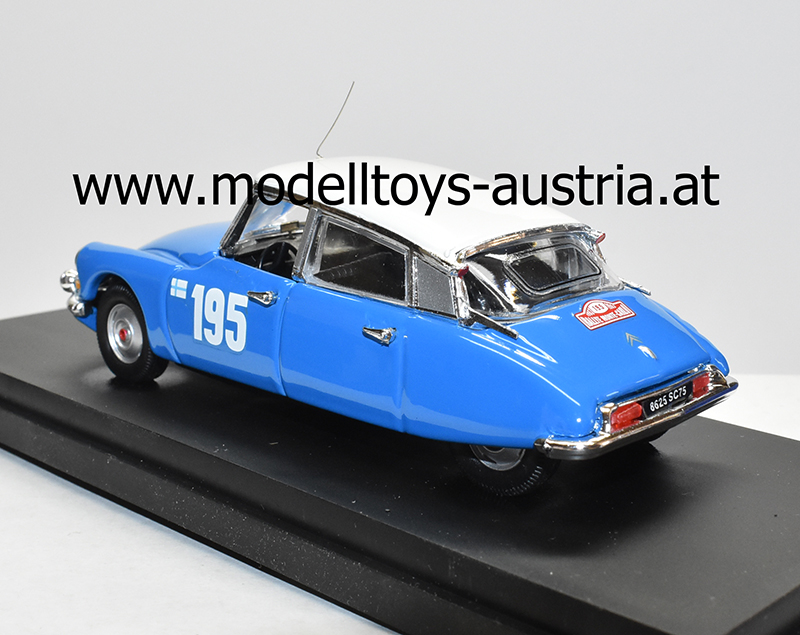 Citroen DS19 DS 19 1966 Rallye Monte Carlo TOIVONEN / MIKANDER 1:43