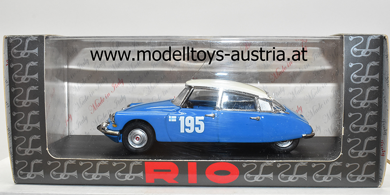 Citroen DS19 DS 19 1966 Rallye Monte Carlo TOIVONEN / MIKANDER 1:43