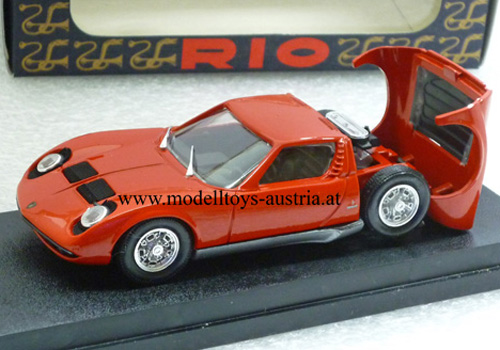 Lamborghini Miura S 1968 rot 1:43
