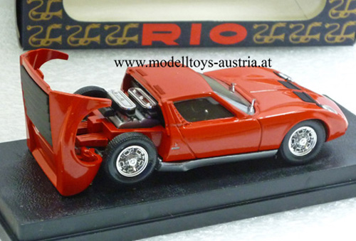 Lamborghini Miura S 1968 rot 1:43