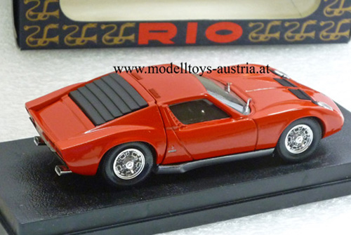 Lamborghini Miura S 1968 rot 1:43