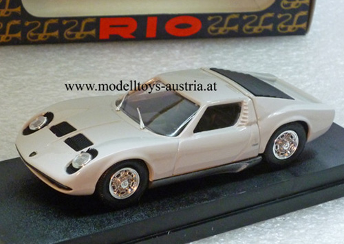 Lamborghini Miura S 1968 weiss 1:43