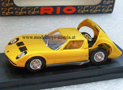 Lamborghini Miura S 1968 gelb 1:43