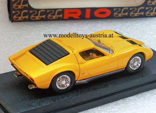 Lamborghini Miura S 1968 gelb 1:43