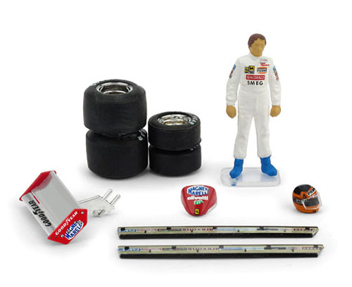 Ferrari 126 C2 Turbo 1982 San Marino GP Gilles VILLENEUVE Transport Version 1:43