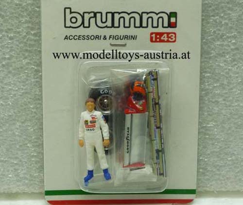 Ferrari 126 C2 Turbo 1982 San Marino GP Gilles VILLENEUVE Transport Version 1:43