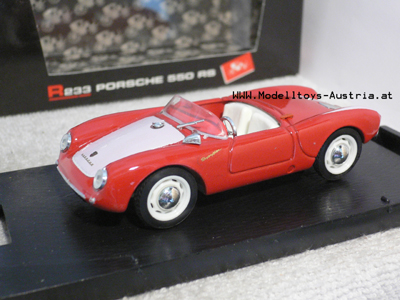 Porsche 550 Spyder Cabrio RS 1954 rot / weiss 1:43