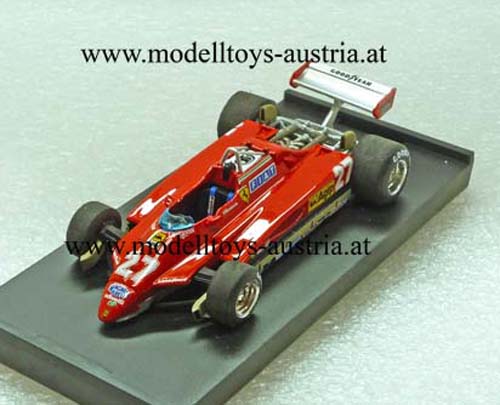 Ferrari 126 C2 Turbo 1982 San Marino GP Gilles VILLENEUVE 1:43