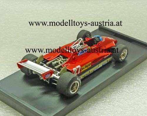 Ferrari 126 C2 Turbo 1982 San Marino GP Gilles VILLENEUVE 1:43