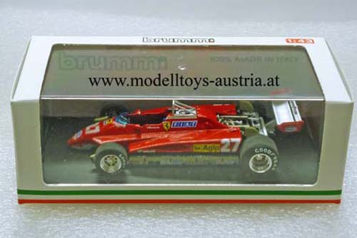 Ferrari 126 C2 Turbo 1982 San Marino GP Gilles VILLENEUVE 1:43