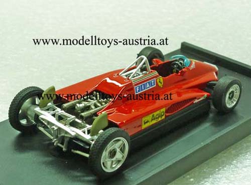 Ferrari 126 C2 Turbo 1982 San Marino GP Gilles VILLENEUVE Muletto T-Car 1:43