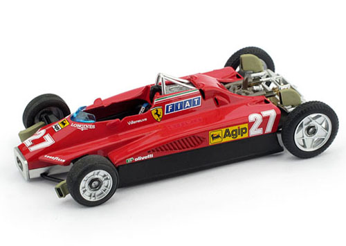 Ferrari 126 C2 Turbo 1982 San Marino GP Gilles VILLENEUVE Transport Version 1:43