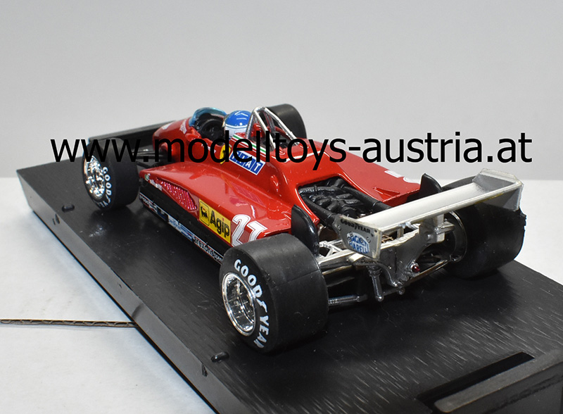 Ferrari 126 C2 Turbo 1982 Patrick TAMBAY Italien GP 1:43 mit FAHRERFIGUR