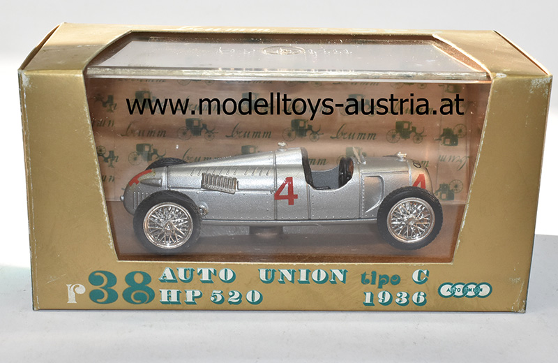 Auto Union Typ C 1936 silber 1:43