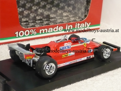 Ferrari 126 CK Turbo TEST MONZA 1981 VILLENEUVE / PIRONI 1:43