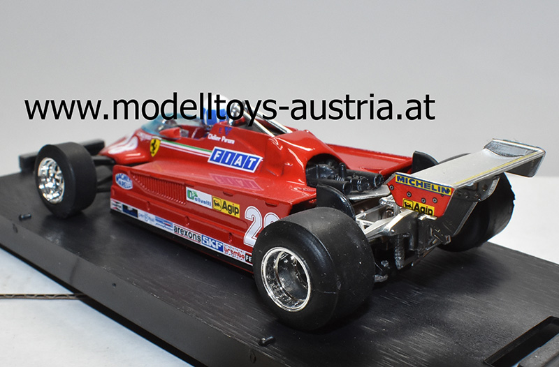 Ferrari 126 CK Turbo 1981 Didier PIRONI Italien GP 1:43 mit FAHRERFIGUR