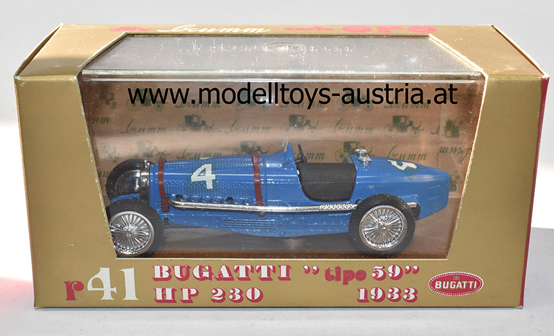 Bugatti Typ 59 1933 blau #4 1:43