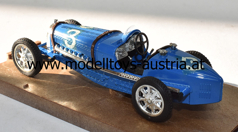Bugatti Typ 59 1933 zwei Sitzer blau #3 1:43