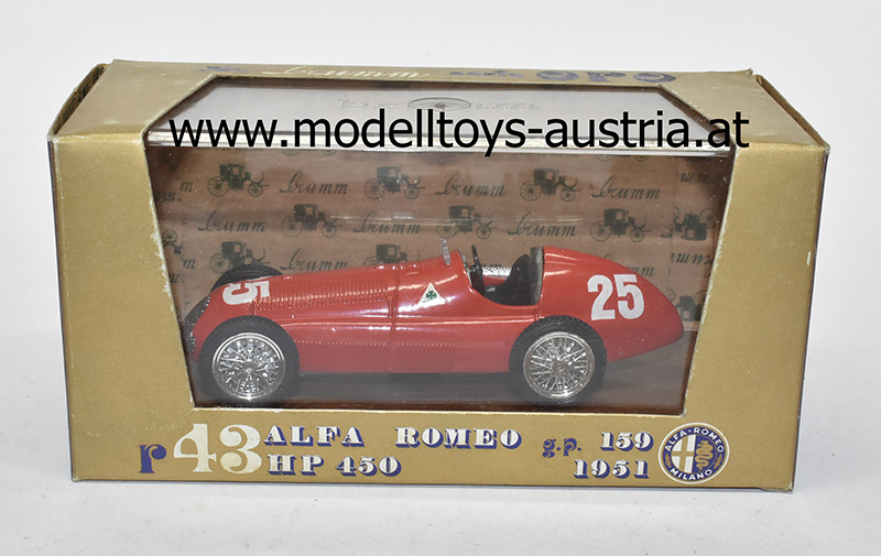 Alfa Romeo F1 1959 rot #25 1:43