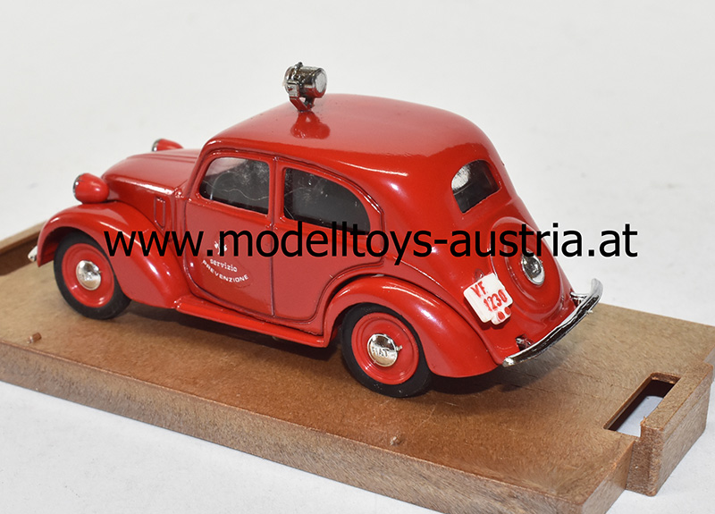 Fiat 1100 508 C Berlina 1937 - 1939 FEUERWEHR rot 1:43