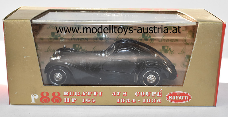 Bugatti 57 S Coupe 1934 - 1936 schwarz 1:43