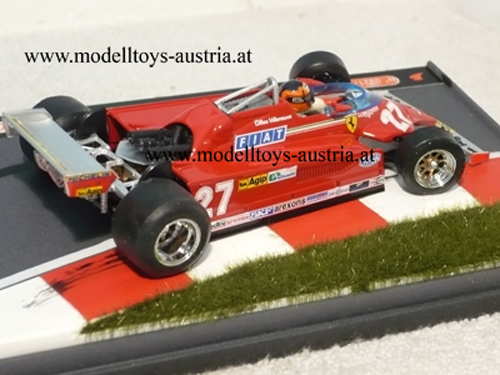Ferrari 126 CK Turbo 1981 Villeneuve FEBBREGILLES27 1:43