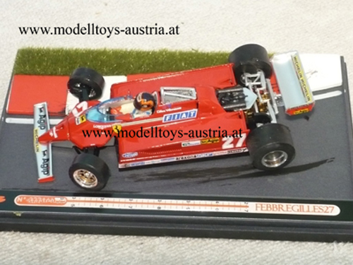 Ferrari 126 CK Turbo 1981 Villeneuve FEBBREGILLES27 1:43