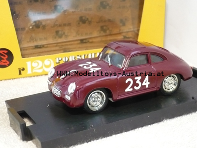 Porsche 356 Coupe 1952 MILLE MIGLIA 1952 rot #234 1:43