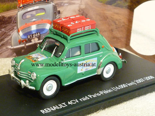 Renault 4CV 4 CV Rally PARIS - PEKING 16.000 km 2007-2008 1:43