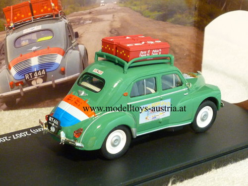 Renault 4CV 4 CV Rally PARIS - PEKING 16.000 km 2007-2008 1:43