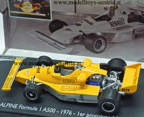 Renault Alpine A500 Turbo 1976 Formel 1 PROTOTYP 1:43