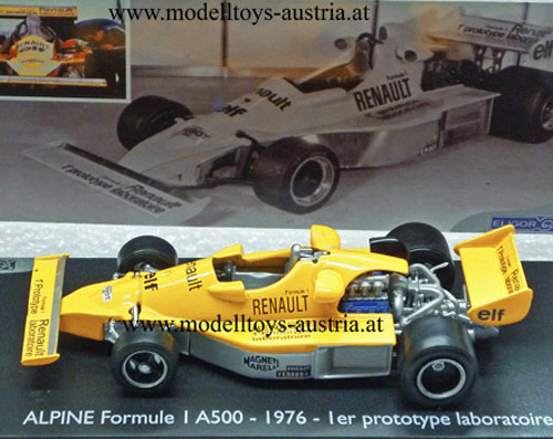 Renault Alpine A500 Turbo 1976 Formel 1 PROTOTYP 1:43