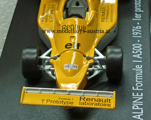 Renault Alpine A500 Turbo 1976 Formel 1 PROTOTYP 1:43