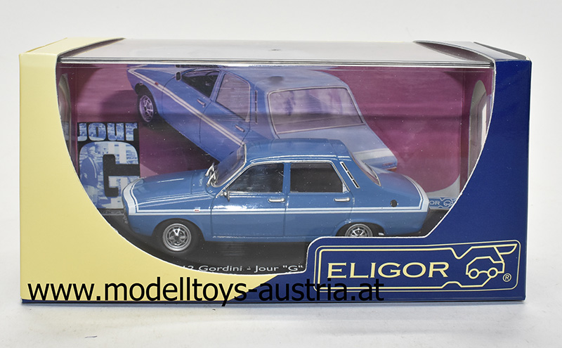 Renault 12 Gordini 1970 Jour G Le Castellet blau 1:43