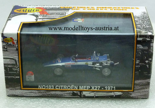 Citroen Panhard MEP 27 1971 Formel blau 1:43