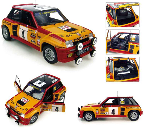 Renault 5 Turbo 1980 Rally Tour de France RAGNOTTI / ANDRIE 1:18