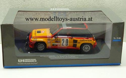 Renault 5 Turbo 1981 Rally Monte Carlo Bruno SABY / Daniel Le SAUX 1:18