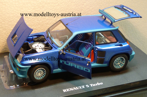 Renault 5 Turbo 1980 - 1982 blau 1:18