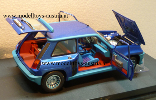 Renault 5 Turbo 1980 - 1982 blau 1:18