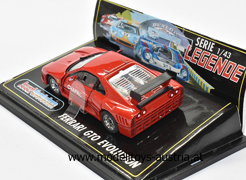 Ferrari GTO Evolotione rot 1:43 Jouef