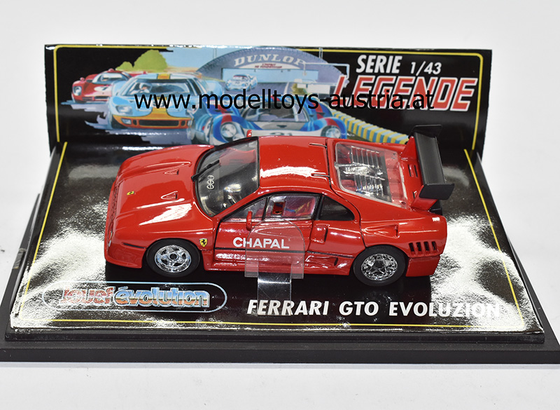 Ferrari GTO Evolotione rot 1:43 Jouef