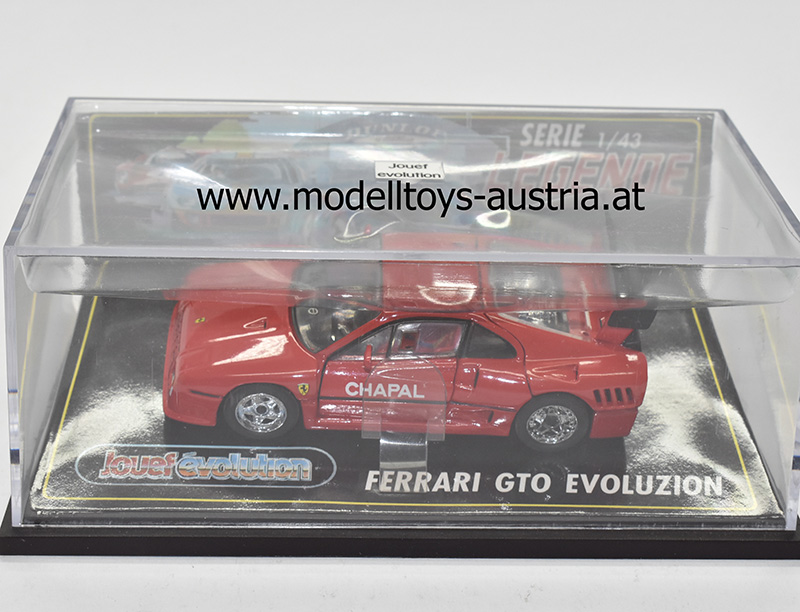 Ferrari GTO Evolotione rot 1:43 Jouef