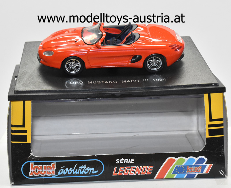 Ford Mustang Mach III Cabrio 1994 orange 1:43