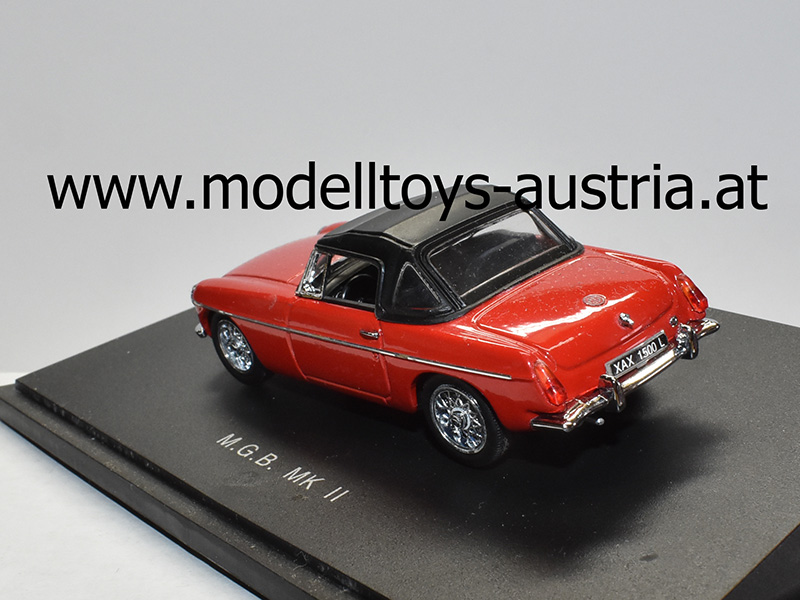 MG B MK II Soft Top 1967 rot 1:43