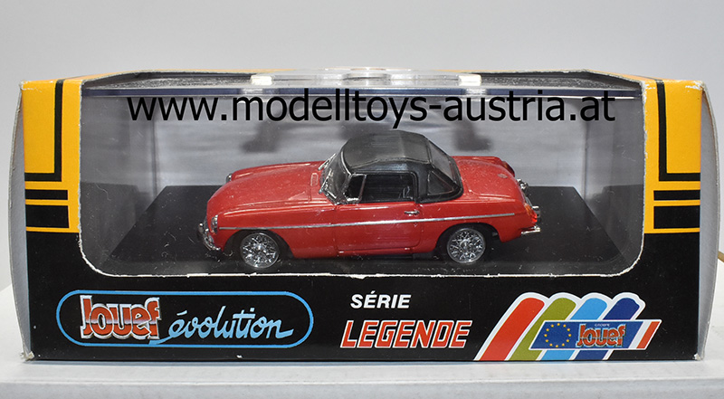 MG B MK II Soft Top 1967 rot 1:43
