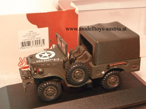 Dodge WC51 Waffen Transporter US Army BEFREIUNG von PARIS 1:43