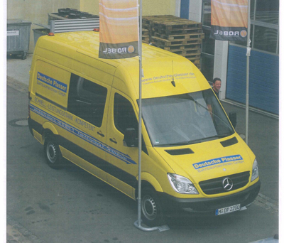 Mercedes Benz Sprinter mit Hochdach DEUTSCHE PLASSER 1:87 HO